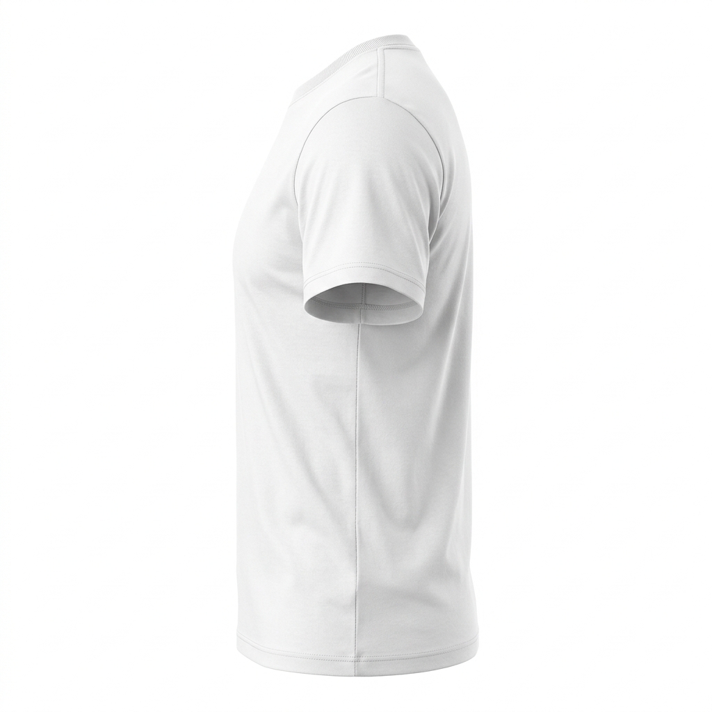 T-shirt side view